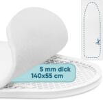 TYPEC Pâslă Căptușeală Universală pentru Masa de Călcat Typec, Grosime 5 mm, Decupabilă la Dimensiune, Material Molton Termorezistent, 140 x 55 cm, Alb Masina de calcat