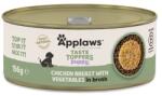 Applaws Puppy Taste Toppers Chicken Breast with Vegetables in Broth 12 x 156 g