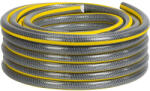Strend Pro Kerti locsolótömlő, Strend Pro Garden Anti-torsion Plus, szürke/sárga, 3/4", 15 m, 25 bar, többrétegű PVC, UV-álló, csavarodásmentes (TC2560020)