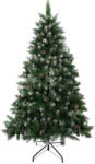 Magic home Albero műfenyő, havas végek, tobozokkal, 210 cm (TC8091682)