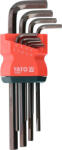 TOYA set de chei imbus 1, 5-10 mm, 9 piese (YT-05670) Cheie imbus