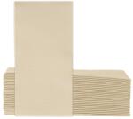 VelaHub Soft Point Szalvéta 50 db, 1/8 Hajtogatás, Prémium Egyszer Használatos Szalvéta, 39x38 cm, Pezsgő Színű