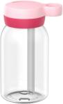 Mepal Campus ivópalack szívószállal - csavaros kupak fogantyúval - higiénikus zárás - szivárgásmentes - mosogatógépben mosható - 450 ml - Cool Pink