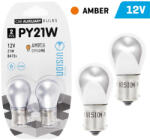 Vision Lighting PY21W 12V 21W BA15s izzók, borostyánsárga króm, 2 db-os (30025_alf)