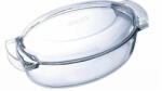 Pirex PYREX IRRESISTIBLE ovál kacsasütő üvegfedővel 5, 8L