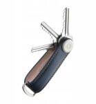 Orbitkey Organizer Bőr kulcstartó tok Navy with Tan Stitchin (LTHO-2-NVTN)