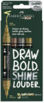 Faber-Castell Tükörmarker FABER-CASTELL kétvégű 3 darabos készlet (185966) - robbitairodaszer