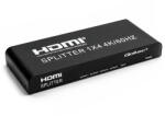 Qoltec aktív HDMI-elosztó 1×4, 4K/60 Hz, 6 Gb/s (51799)
