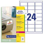 AVERY Etikett AVERY L6141-20 63, 5x33, 9 mm háromszor erősebb tapadás 480 címke/doboz 20 ív/doboz (L6141-20) - robbitairodaszer