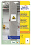 AVERY Etikett AVERY L7877-20 210x297 mm szuper öntapadó 20 íves (L7877-20) - robbitairodaszer