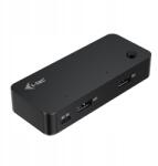 I-Tec Aktív Kvm kapcsoló i-Tec 2x Usb-c 2x Usb-a 3.0 (CAKVMHUB2A2C)