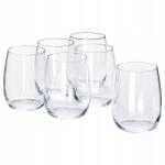 IKEA Poharak 6 db, színtelen üveg 370 ml Ikea (403.960.18)