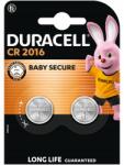 Duracell lítium gombelem CR2016 DL Ecr 3V 2 db (DL 2016)