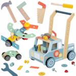 Tooky Toy Fa járóka autó mini műhely Stem Tooky Toy (TJ931)