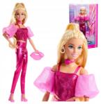 Mattel Deluxe Stílusú Baba Barbie Szőke Rózsaszín Fűző Outfit Buffokkal (JFP40)