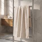 decoDoma Prosop de baie din bambus ALMA crem 70 x 140 cm Prosop