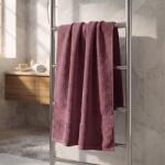 decoDoma Prosop de baie din bambus ALMA mauve 70 x 140 cm Prosop