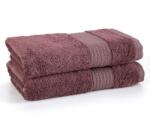 decoDoma Set de prosoape din bambus ALMA mauve 50 x 100 cm 2 buc Prosop
