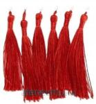 Brewis Tassel rojtok díszítő piros 8cm 6db (FR4)