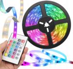 Masterled Led szalag Neon Rgb IP65 12V 5M Színes tekercs Nem villogó Vízálló (Taśma RGB 150LED WODOODPORNA IP65 DWUSTRONNA)