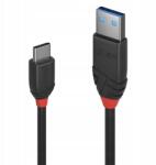 Lindy Usb 3.1 kábel Lindy Type A C kábel 3A, Black Line 1m Fekete (W128456808)