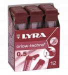LYRA Grafitceruza Utántöltő 2B 0, 5MM 12 Db-os Készlet (wkłady ołówkowe grafity techniczne 2B do szko)