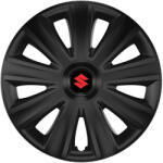 AutoHelix MSA Set 4 capace roti 14 inchi (R14) compatibile SUZUKI, Model Aviator Negru (AVN67)