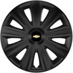 AutoHelix MSA Set 4 capace roti 14 inchi (R14) compatibile CHEVROLET, Model Aviator Negru (AVN10)