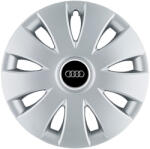 AutoHelix MSA Set 4 capace roti 16 inchi (R16) compatibile AUDI, Model Aura Gri (AURG2)
