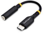 StarTech USBCAUDIO2 audio kábel 0, 127 M USB Type-C 2.0 3, 5 mm-es Fekete (USBCAUDIO2)