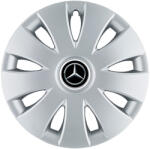 AutoHelix MSA Set 4 capace roti 16 inchi (R16) compatibile MERCEDES, Model Aura Gri (AURG12)