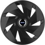 AutoHelix MSA Set 4 capace roti 15 inchi (R15) compatibile VOLVO, Model Vector Negru (VKTN77)