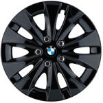 AutoHelix MSA Set 4 capace roti 14 inchi (R14) compatibile BMW, Model Storm Negru (STORMN7)