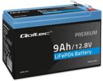 Qoltec Akkumulátor LiFePO4 | 12.8V | 9Ah | 115.2Wh | BMS (53700)
