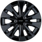 AutoHelix MSA Set 4 capace roti 14 inchi (R14) compatibile SMART, Model Storm Negru (STORMN61)