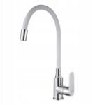 INVENA Álló konyhai csaptelep Invena fehér, ezüst (BZ-32-L02-C)