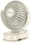 Awei Mini asztali ventilátor F45 klipsszel 1200mAh fehér (AWE000289)