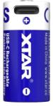 XTAR Akkumulátor 16340/R-CR123 3, 7V Li-ion 900mAh USB-C védelemmel (16340-900)