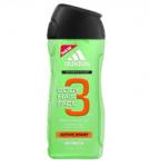 Adidas Hair & Body 3 Active Start Férfi tusfürdő 400 ml