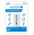 everActive Akkumulátor everActive 16340 3, 7V Li-ion 650 mAh micro Usb védelemmel (EV16340-70037VBL)