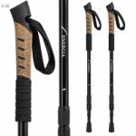 Attrac Nordic walking botok állítható könnyű parafa 2 db állítható magasság (5908456414691)