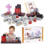 Multistore Mágneses építőkockák gyerekeknek 160 darabos készlet Multistore (HC740669)