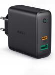AUKEY PA-D3 Gyors Hálózati Töltő 2xUSB Pd 60W Power Delivery 3.0 DD (PA-D3)