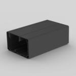 KOPOS PK 90X55 D FD szerelvényezhető fekete műanyag parapetcsatorna 55x90 (mxsz) (PK 90X55 D FD)