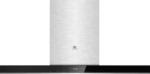 Master Kitchen Hota Master Kitchen decorativa MKHD T9081-ED, Putere de absorbtie 800 m3/h, 5 trepte, Clasa A, 90 cm, Inox/Negru (MKHD T9081ED-TouchBK/XS) Hota