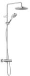 Kludi - Set de duș cu termostat, diametru 25 mm, 3 jeturi, crom 6906705-81 (6906705-81)