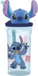 Ludicus Games Pohár hajlítható szívószállal Stitch 3D figurával STOR8693 (STOR8693)