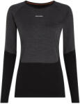 Icebreaker Women Merino 200 Oasis+ LS Crewe női funkcionális felső M / fekete