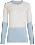 Icebreaker Women Merino 200 Oasis+ LS Crewe női funkcionális felső M / fehér/kék