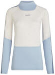 Icebreaker Women Mer 200 Oasis+ LS High Neck női funkcionális felső L / fehér/kék